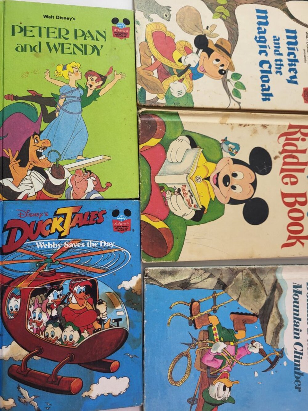 Lot of 12 Vintage Walt Disney's Wonderful World of Reading Children's Books - Picture 4 of 11